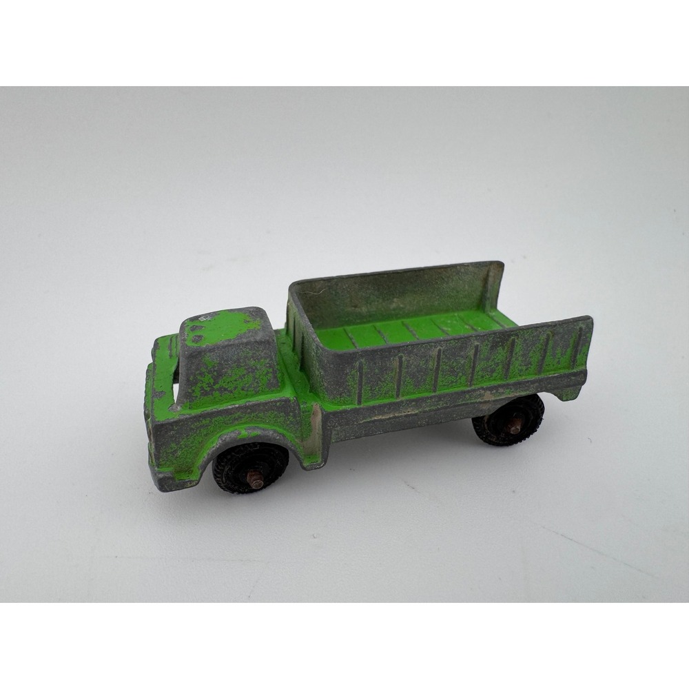 Vintage 1967 Tootsie Toy Diecast Shuttle Truck Green Dump Truck Made in Chicago